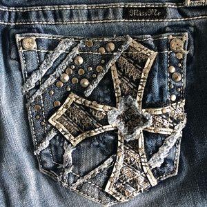 MissMe straight leg jeans